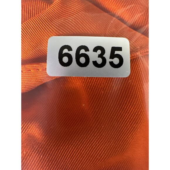 Rohe Silk Slip Dress Sleeveless V-Neck Flowy Maxi Cocktail Orange EU 36 US 4 - Picture 9 of 9